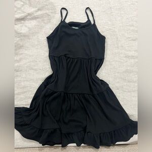 Black cotton dress